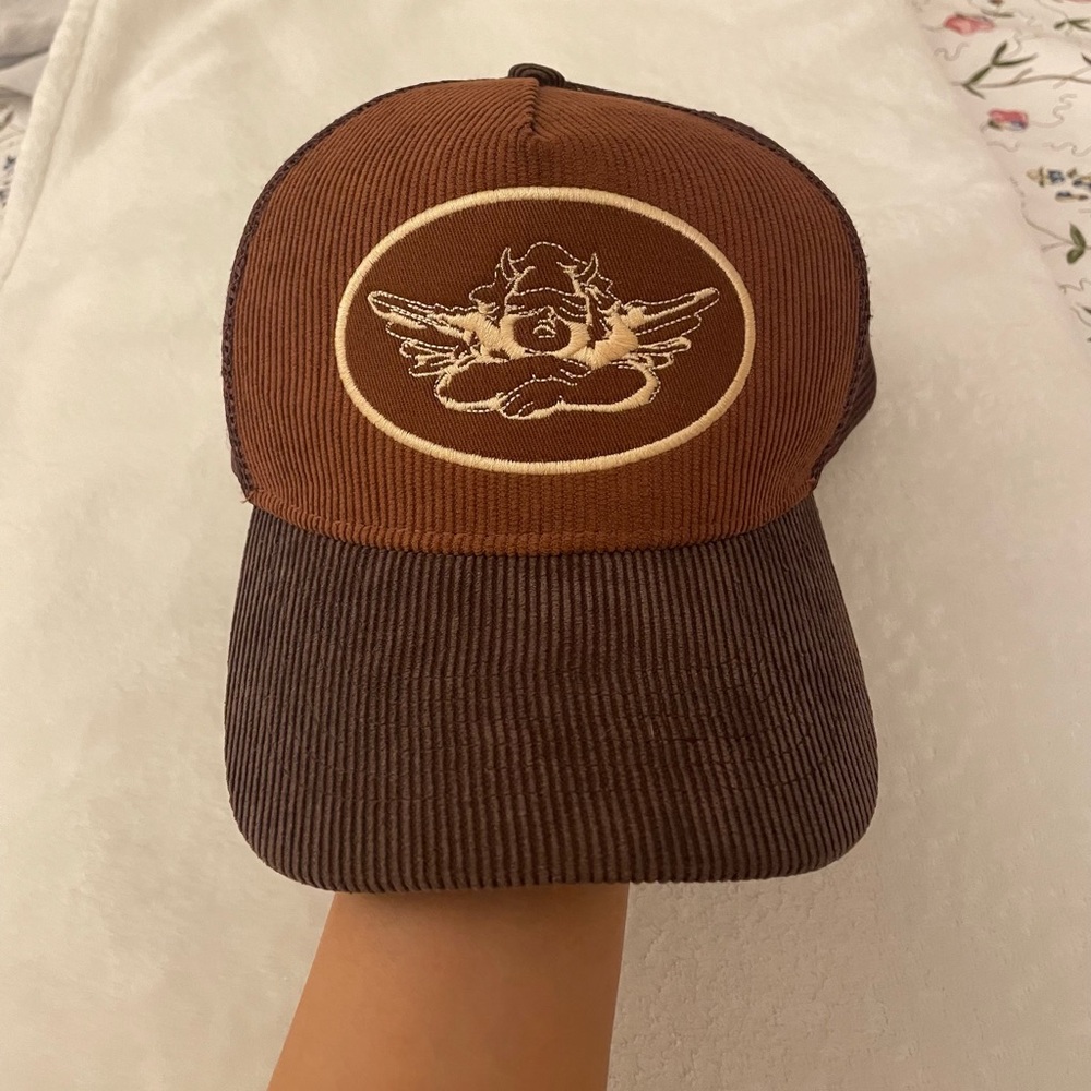 Boys Lie Brown Corduroy Cap